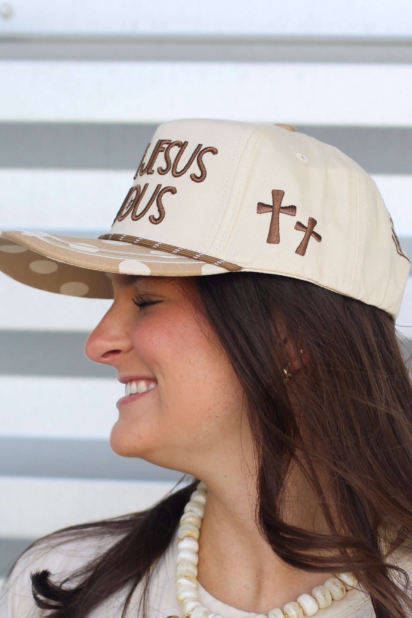 Neutral Make Jesus Famous Trucker Hat