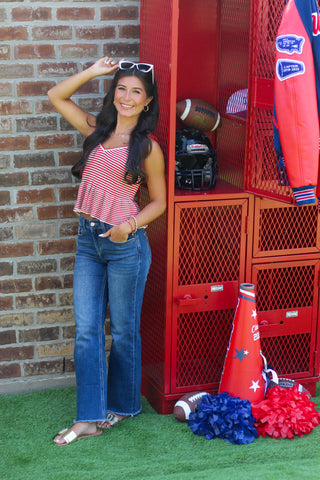Dainty Stripes Sweater Tank