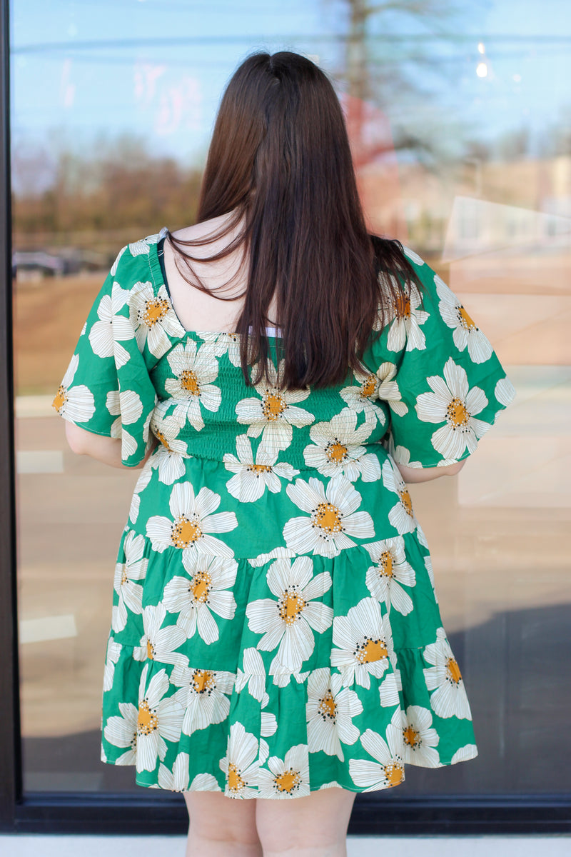 Feeling the Florals Bow Dress