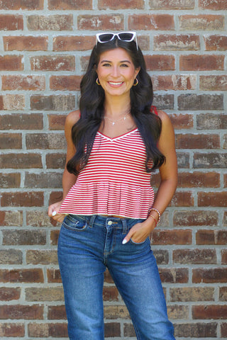 Dainty Stripes Sweater Tank