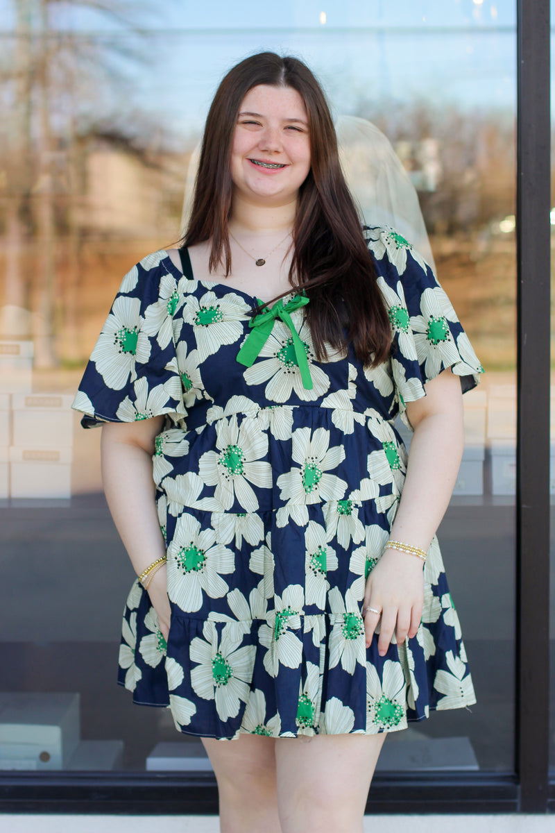 Feeling the Florals Bow Dress