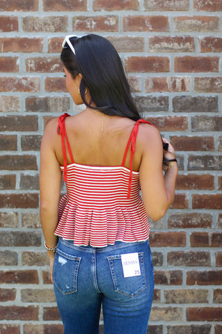 Dainty Stripes Sweater Tank
