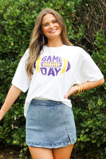 Football Game Day Crop Tee