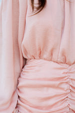 Dinner Plans Dress-Blush