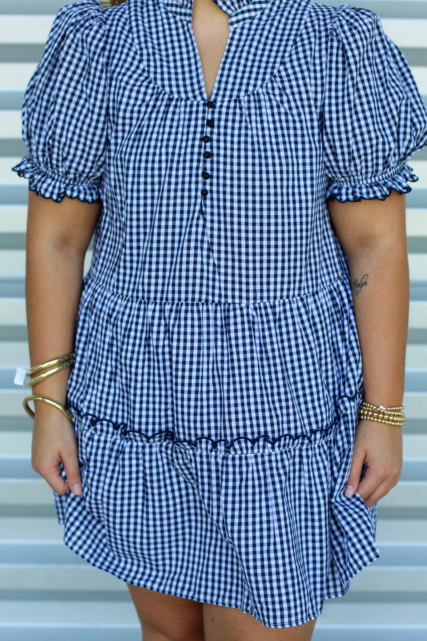 Gingham Girly Girl Dress