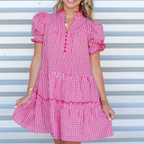 Gingham Girly Girl Dress