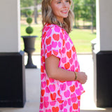 Apple Satin Pajama Set
