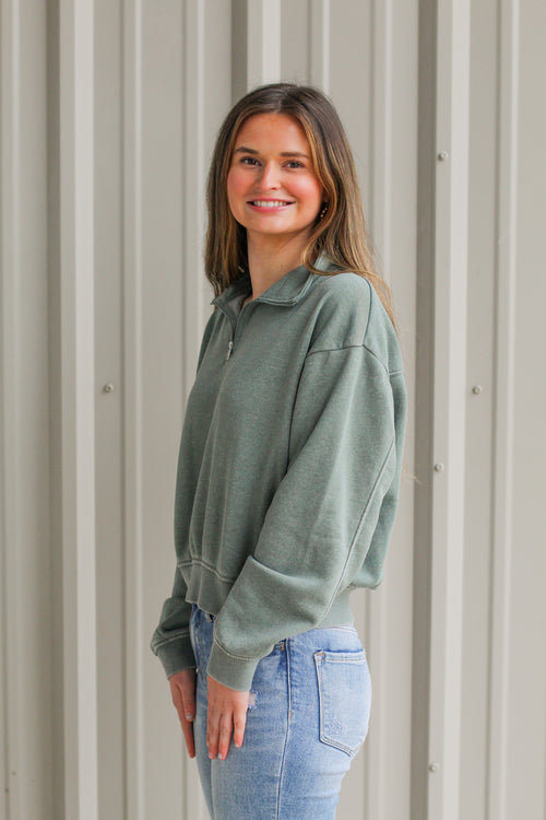 Softest Pullover-Dusty Sage