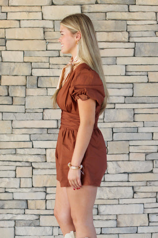 Buttoned Up and Cute Romper