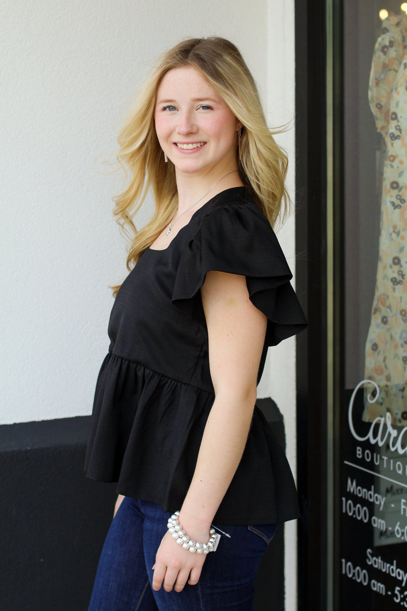 Sunday Prayers Top-Black