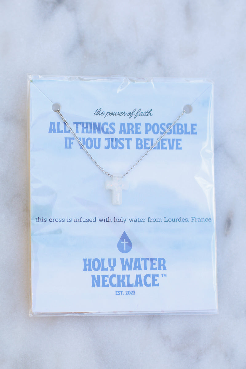 Holy Water Necklace- All Things are Possible