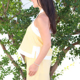 Color Block Linen Tank