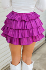 All the Ruffles Skort-Purple