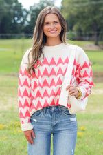 Geometric Knit Sweater