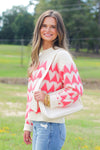 Geometric Knit Sweater