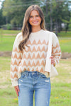 Geometric Knit Sweater