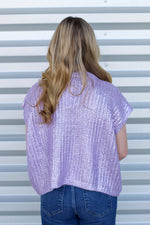 Fancy All Girl Sweater-Lavender