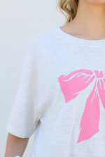 Cropped Bow Tee