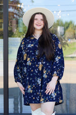 Corduroy Flowers Dress