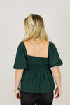 Looks Good on You Top-Forest Green