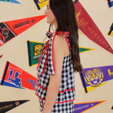 Game Day Gingham Tank