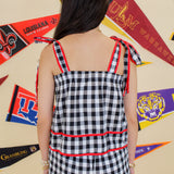 Game Day Gingham Tank