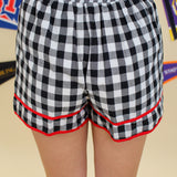 Game Day Gingham Shorts