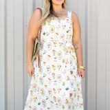 Modest Floral Midi Dress