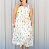 Modest Floral Midi Dress
