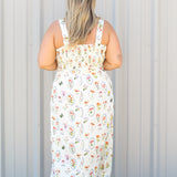 Modest Floral Midi Dress