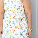 Modest Floral Midi Dress