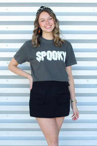 spooky puff letters tee