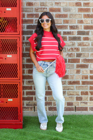 Collegiate Stripe Sweater