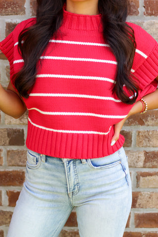 Collegiate Stripe Sweater