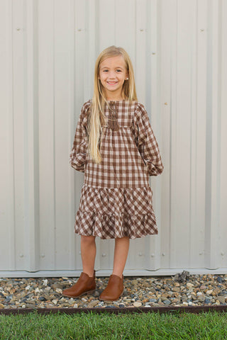 tween gingham dress
