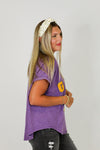 Game Day Patch Tee-Purple