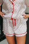 Heart Button PJ Set