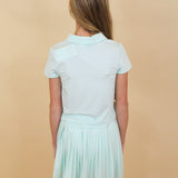 Polo and Pleated Skirt Set