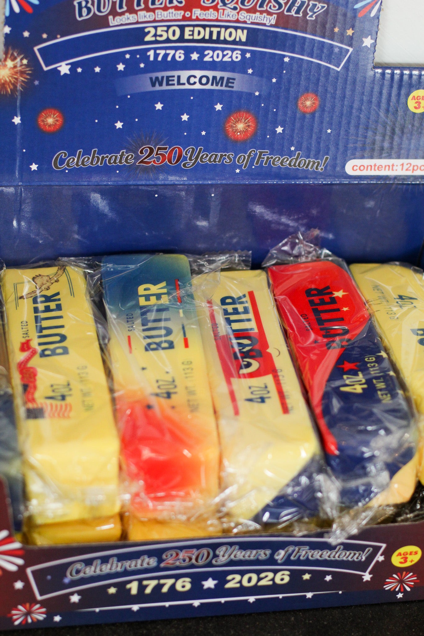 Assorted USA Butter Stick Squishy
