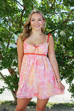 Tie Shoulder Dress