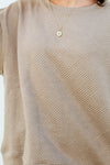 Trendy Tina Top-Mocha