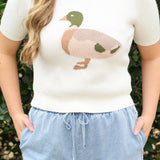 Duck Graphic Sweater