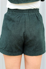 Coolest Corduroy Shorts-Green