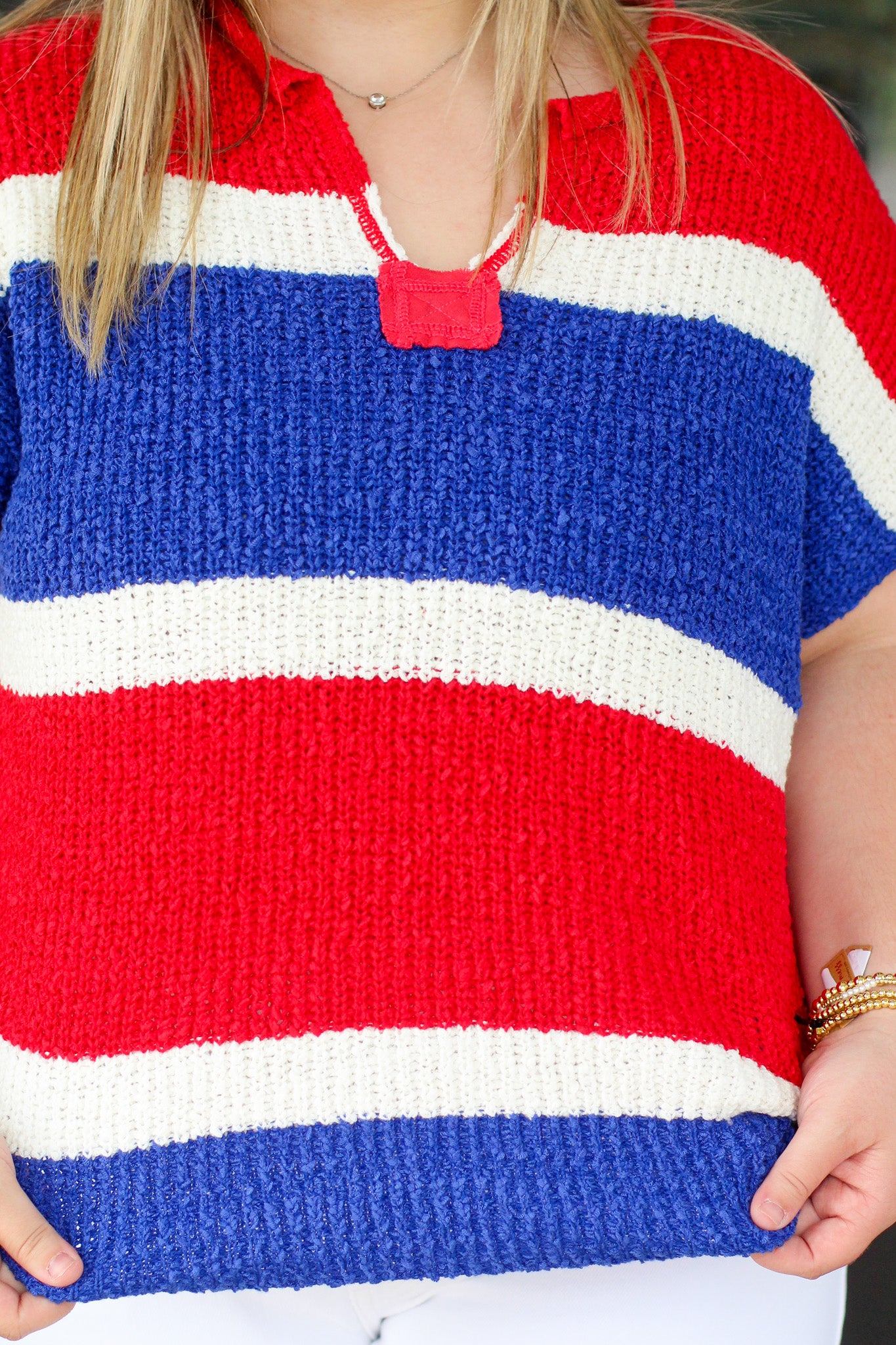 Feeling American Sweater Top