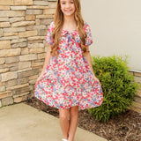 So Girly in Florals Dress