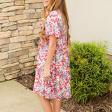 So Girly in Florals Dress