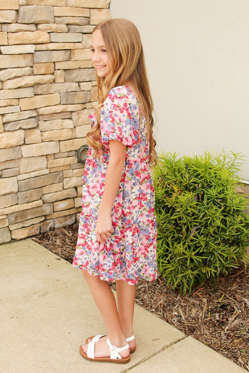 So Girly in Florals Dress