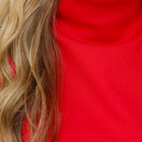 Comfy Mock Neck Dress