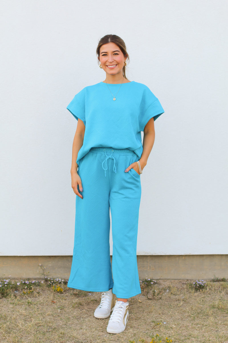 Trendy Tina Pants-Bright Blue
