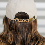 On my Husband's Tab Hat